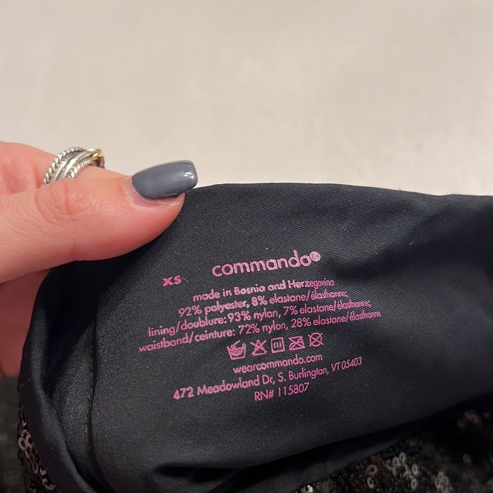 Commando Sequin Flared Legging In Black - image 5